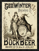 "George Winter Brewing Company"  by Vintage Booze Labels, 25x32"