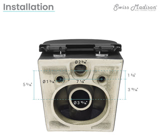 Calice Wall-Hung Round Toilet Bowl, Matte Black