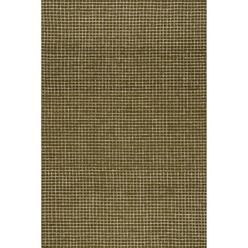 Melrose Checked Wool Area Rug, Moss 6' x 9'