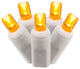Vickerman X4W6108 100 Orange Wide Angle Led Single Mold Light Strand