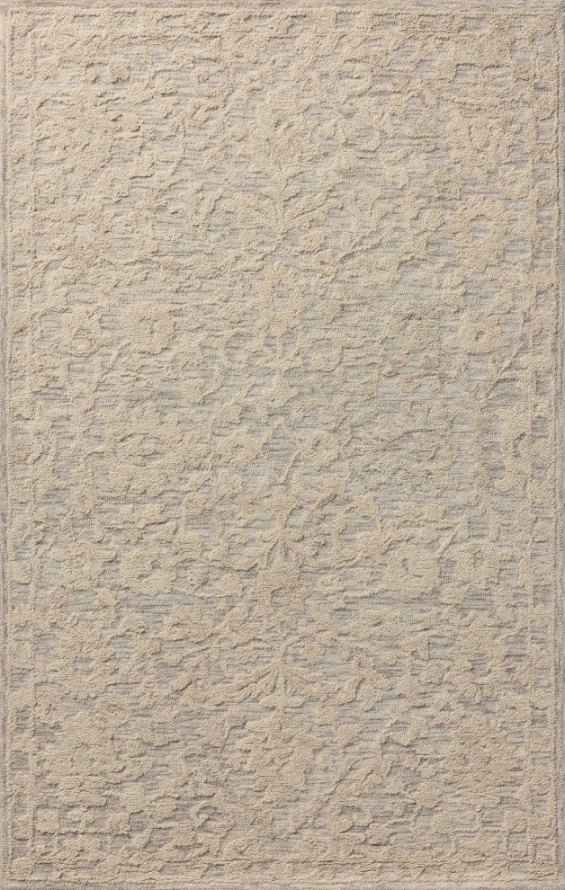 Loloi Prudence Mist / Ivory 5'-0" x 7'-6" Area Rug