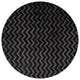 Ahgly Company Indoor Round Mid-Century Modern Area Rugs, 5' Round