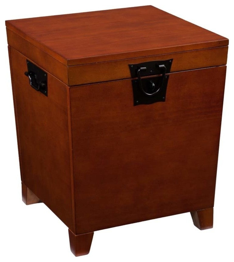 Dorset Trunk End Table, Oak