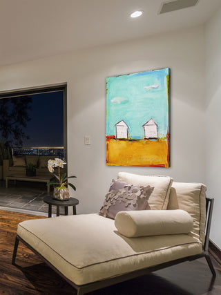 "Keep It Simple" Painting Print on Canvas by Tori Campisi