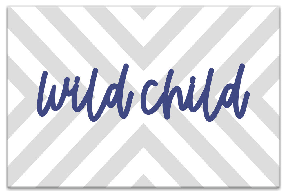 Wild Child 36 x 24 Canvas Wall Art