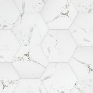 Timeless Hex Calcatta Porcelain Floor and Wall Tile