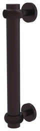 8" Door Pull With Twist Accents, Antique Bronze