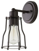 Evelyn Metal Vanity Light, Oil Rubbed Bronze, 1-Light