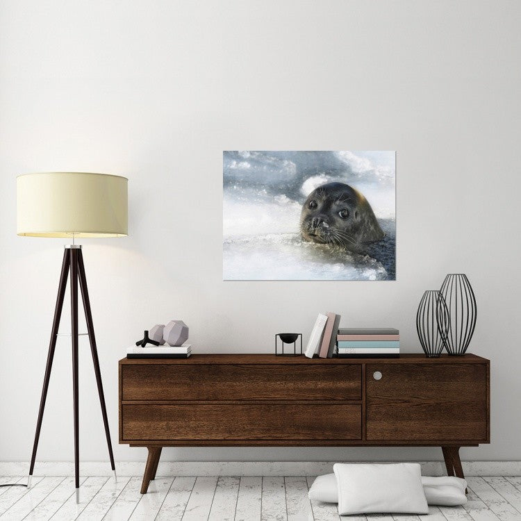 "Do You Have A Fish ?" Stretched Canvas Giclee by Holger Droste, 40x30"