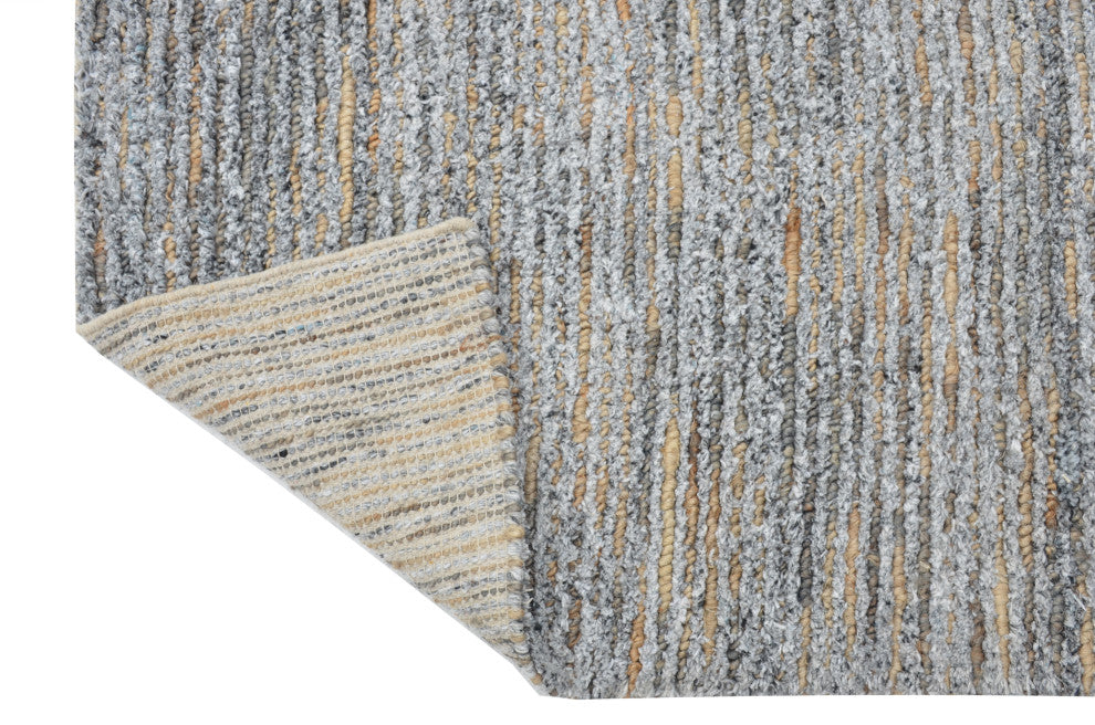 Kauai Horizon Area Rug, Grey/Natural, 6' X 9'