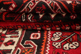 Consigned, Vintage Faded Persian Traditional Handmade Abrash Area Rug, Red, 7x10