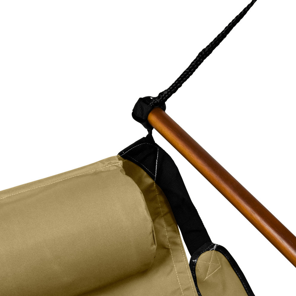 Hammaka Hammocks Original Hanging Air Chair, Natural Tan, Wood