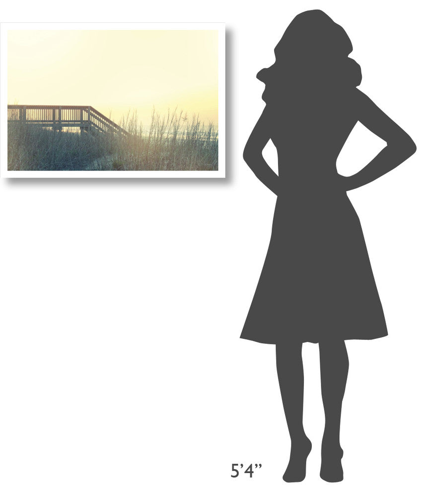 "Boardwalk to the Beach" Digital Paper Print by Sue Schlabach, 32"x22"