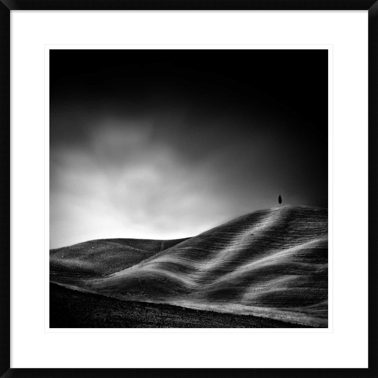 "La Vie Reprendra Au Printemps" Framed Digital Print by Piet Flour, 30x30"
