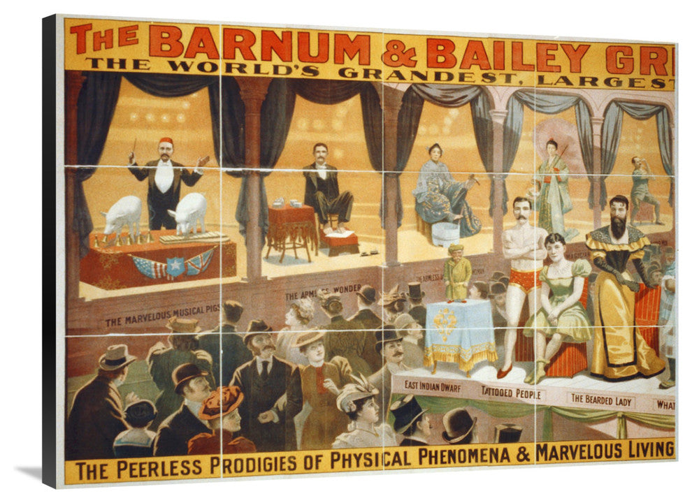 The Barnum and Bailey Greatest Show On Earth 1899, 40x29