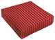 Sunbrella Red Gold Stripe Outdoor Deep Seating Cushion, 23x25