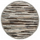 6" Round Brown and Gray Camouflage Area Rug