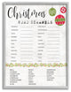 Seasonal Christmas Word Scramble Activity Winter Holiday ,1pc, each 16 x 20
