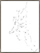 24x32 la danse des _toiles II, Framed Artwork, Silver