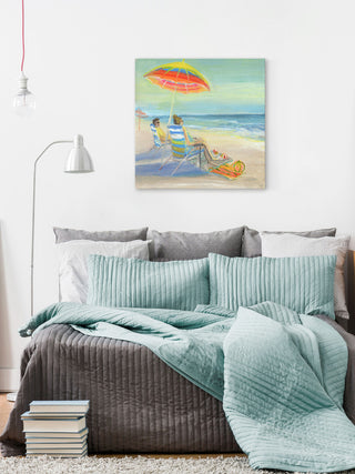 "The Best View" Painting Print on Wrapped Canvas, 40"x40"