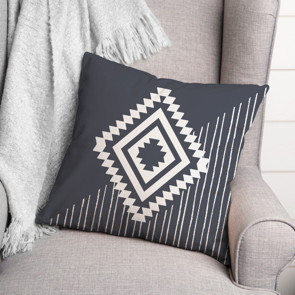 Southwest Diamond 18x18 Spun Poly Pillow