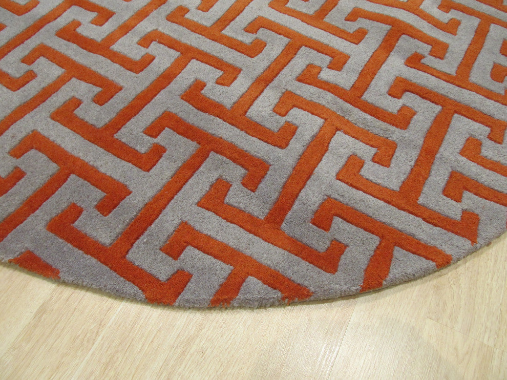 Gray Contemporary Geometric Harrison Area Rug