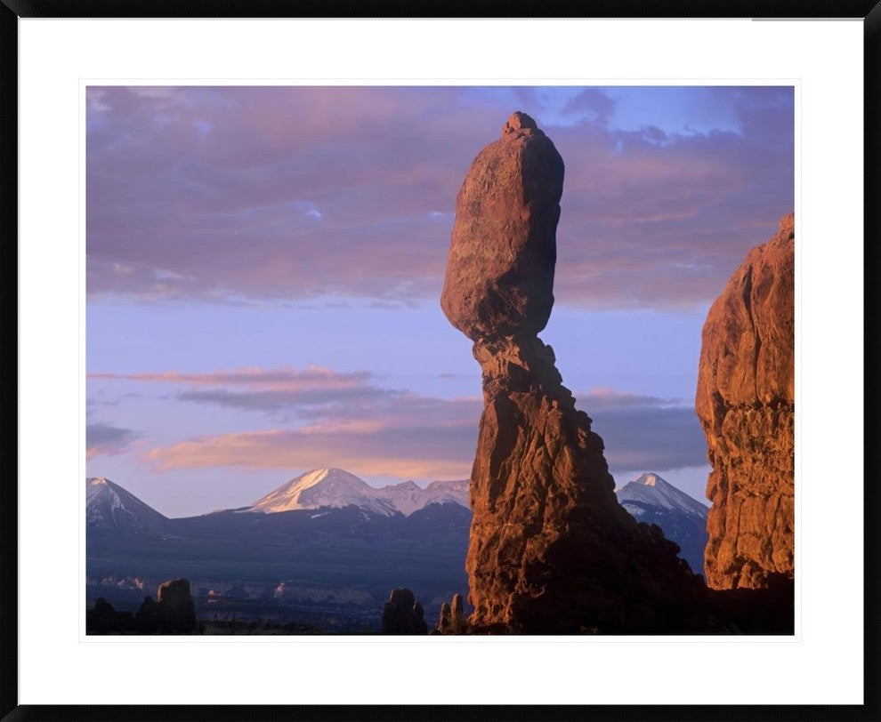 La Sal Mountains and Balanced Rock, Arches National Park, Utah, 38"x30"
