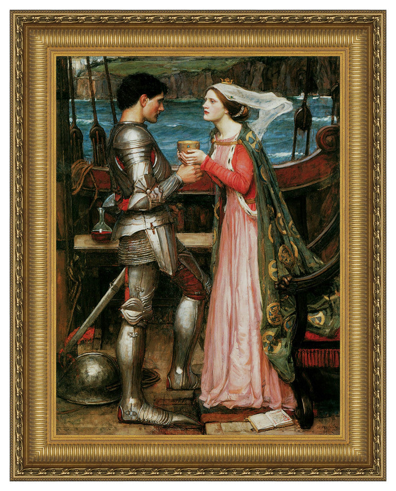 "Tristan and Isolde 1916" Stretched Canvas Replica, 30.5"x39"