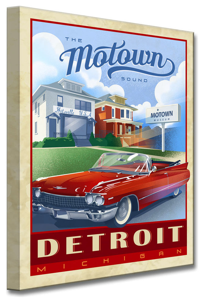 Canvas Art 'Motown, Detroit' by Dorothea Taylor, 40x30