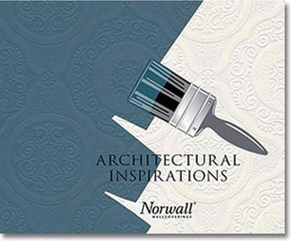 Architectural, Texture Geometric Paintable Pre-Pasted White Wallpaper Roll