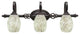 Elegante 3-Light Bath Bar, Natural Fusion