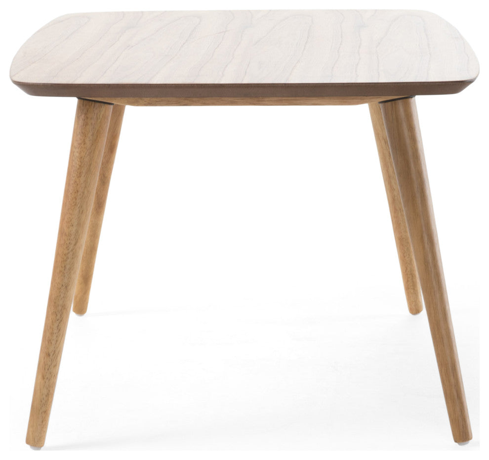 GDF Studio Cilo Mid Century Design Wood Finished Coffee Table, Natural