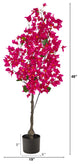 4' Bougainvillea Artificial Tree