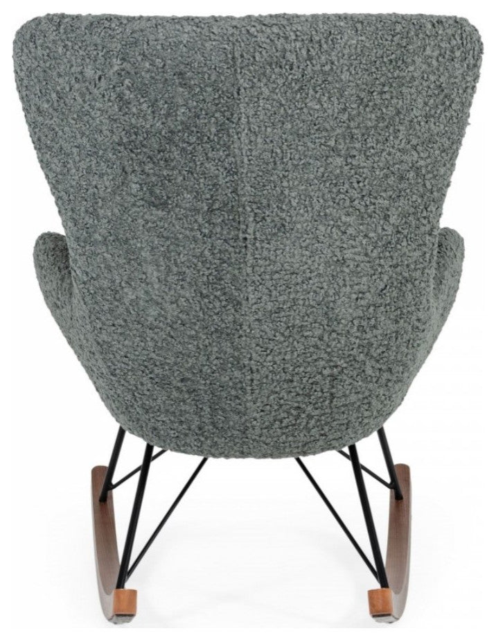 Modrest Ikard Modern Gray Sheep Rocking Chair