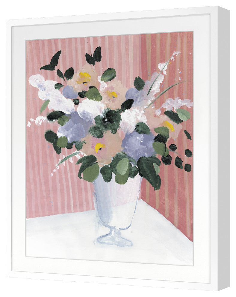 Floral Study 6 Fine Art Print, White, 30"x24"