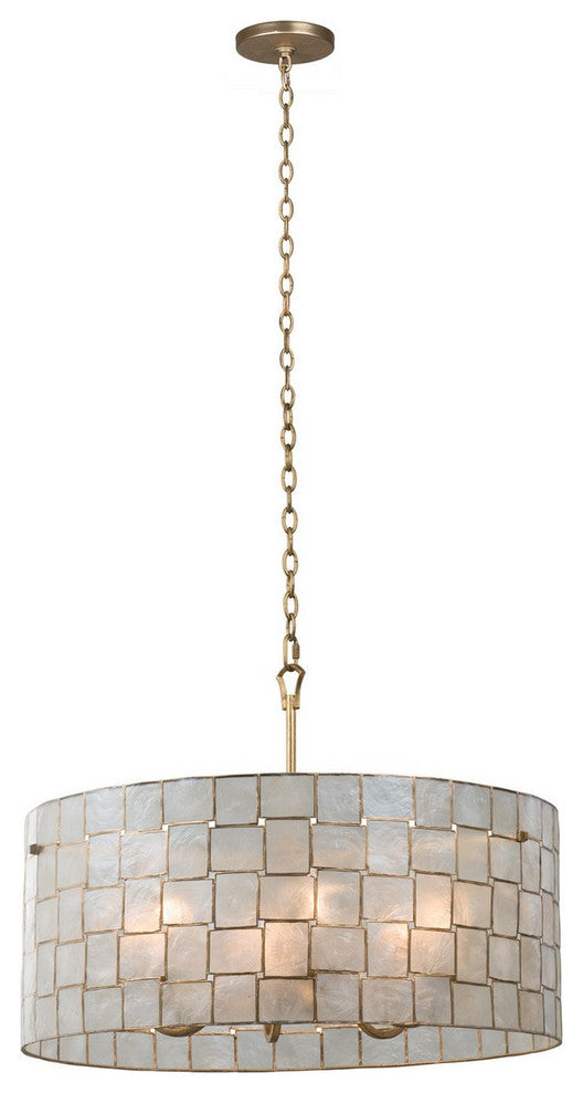 Roxy 27x19" 6-Light Casual Luxury Large Pendants by Kalco