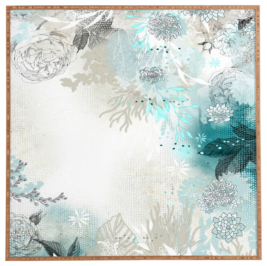 Deny Designs Iveta Abolina Seafoam Framed Wall Art