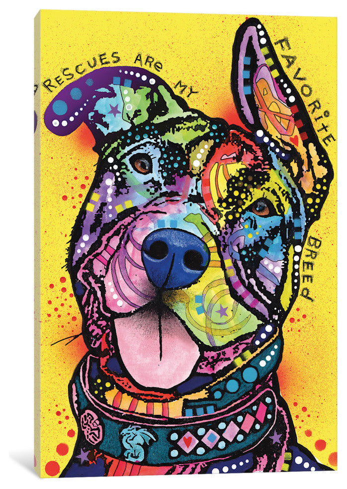 Rescues Are My Favorite Breed by Dean Russo