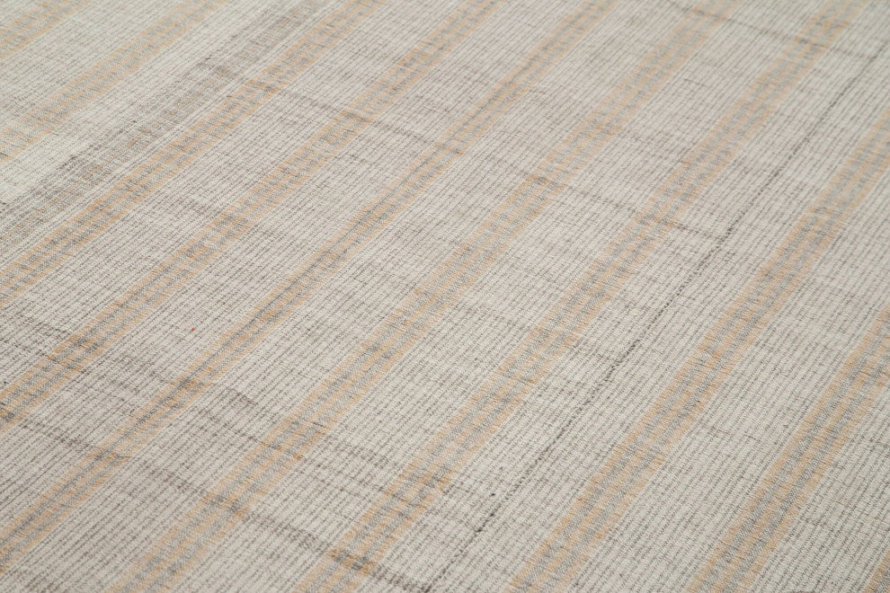 Rug N Carpet - Handmade Oriental 6' 5'' x 11' 8'' Contemporary Wool Kilim Rug