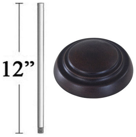 MinkaAire MA DR512 12" Ceiling Fan Downrod for 9 Ft Ceilings - Kocoa