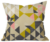 Pattern State Nomad Quilt Outdoor Throw Pillow