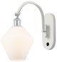 Innovations 518-1W-WPC-G651-8-LED 1-Light Sconce, White and Polished Chrome