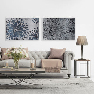 Petal Explosions Diptych, 48x16