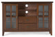 Artisan Solid Wood 53" Wide Tv Media Stand In Russet Brown For Tvs Up To 60"es
