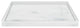 60"x30" Solid Surface Right-Hand Shower Base, Storm