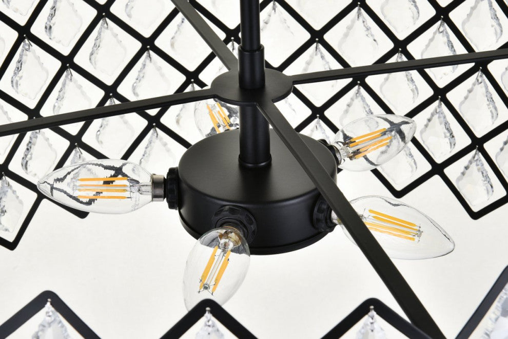 Lyla 21" Pendant, Black