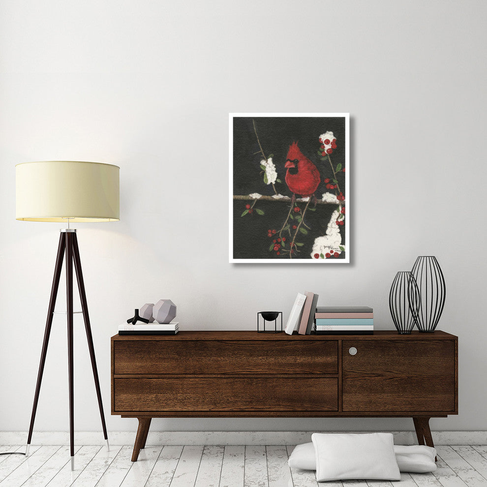 "The Cardinal" Digital Paper Print by Jacquie Vaux, 30"x37"