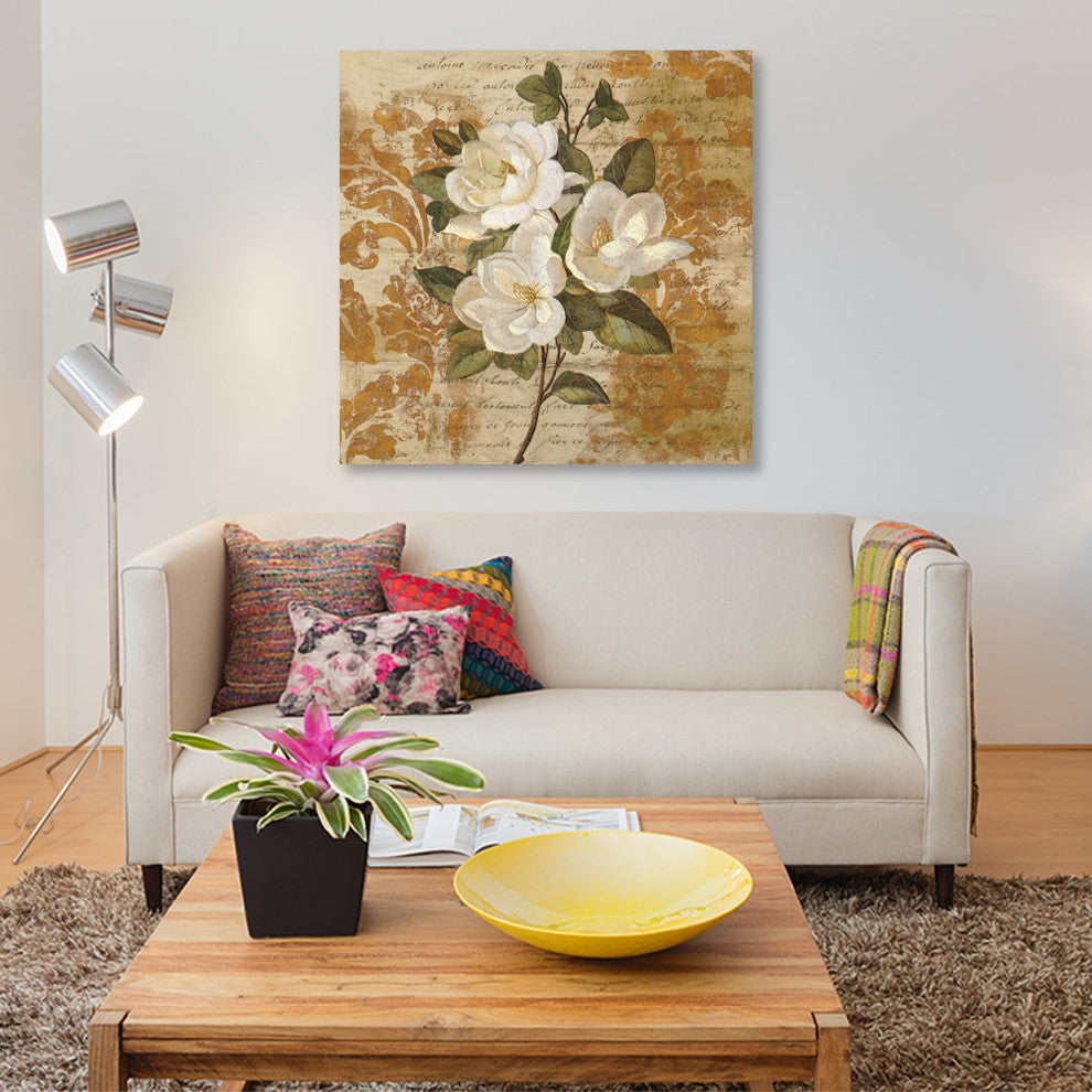 "Love Notes I" by Chris Donovan, Canvas Print, 37"x37"