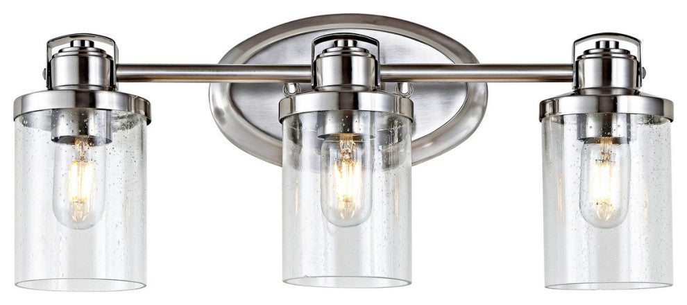 Safavieh Maci Wall Sconce Nickel/Clear