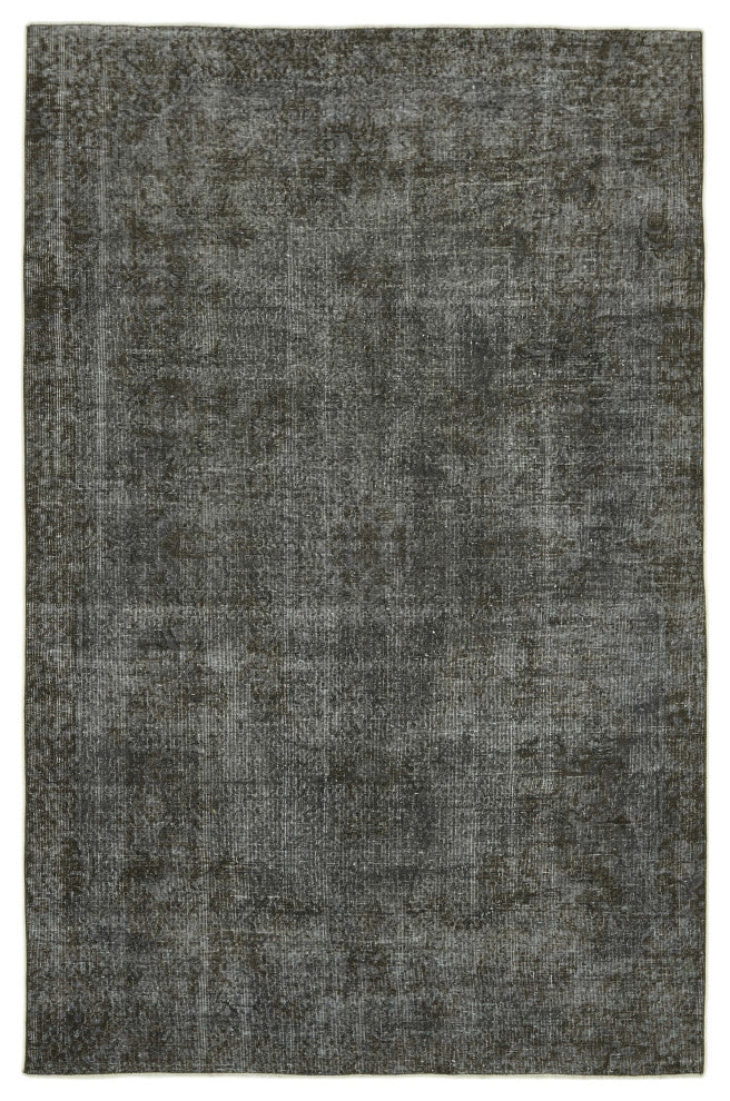 Rug N Carpet - Hand-knotted Turkish 6' 5'' x 9' 10'' Decorative Overdyed Rug